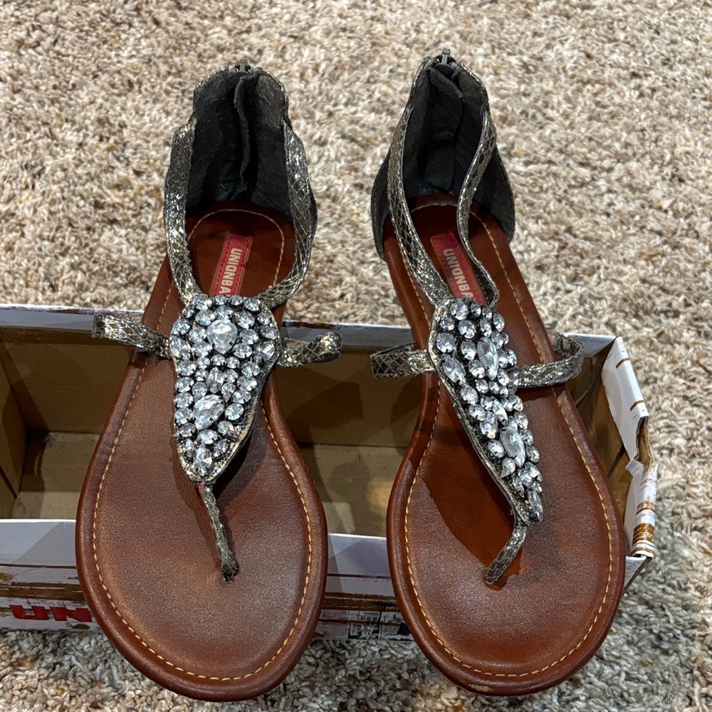 UNIONBAY Rhinestone Sandals